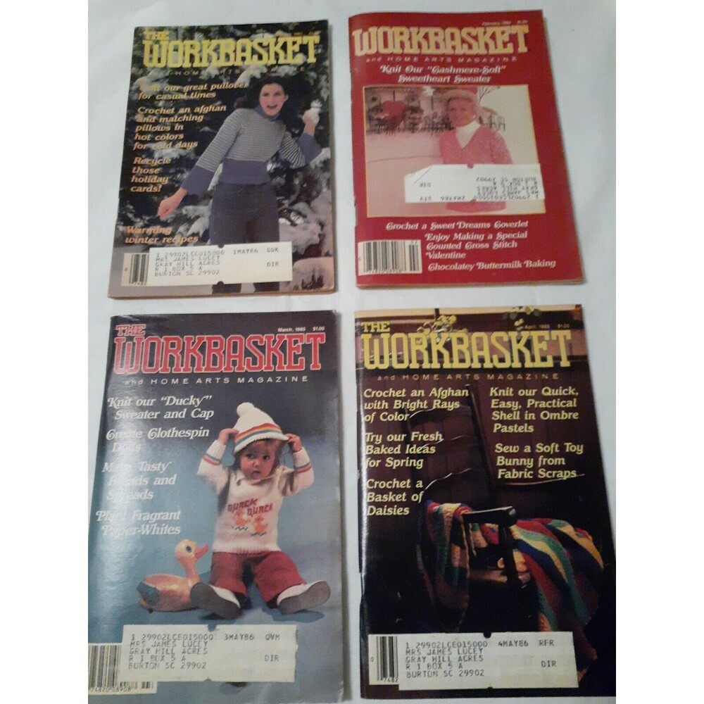 Vtg Workbasket Magazine Jan-Dec 1985 All 10 Issues
